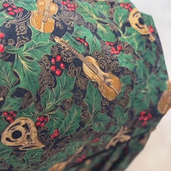 Vintage Handmade Floral Dress with Lace Collar Cottagecore Feminine Size 10/12 - Picture 14 of 14